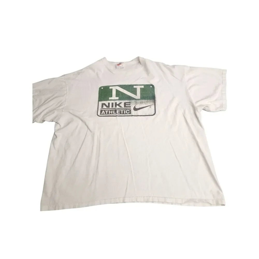Nike White Cotton Graphic Tee Shirt SALE 5 for 25